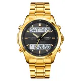 Мужские часы Skmei 2049GDWT Gold-White