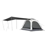 Намет тримісний автоматичний із тентом Naturehike Ango CNK2550WS010, L, сірий
