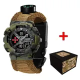 Мужские часы Patriot 005AGSU ВСУ Паракордовый ремешок Khaki + Коробка