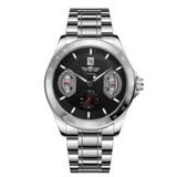 Мужские часы Winner 8267 Silver-Black
