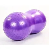 М'яч для фітнеса EasyFit Peanut 45х90 см фіолетовий (фітбол горіх-арахіс)