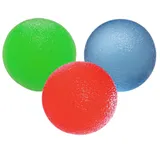 Набор силиконовых эспандеров-мяч (тренажёр для кисти) PowerPlay PP-4339 Grip Ball Set (набор 3 шт.)