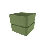 Пластиковий вазон Teraplast VELETA 9 OLIVE