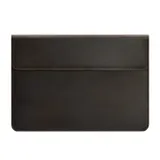 Шкіряний чохол-конверт на магнітах для MacBook Pro 16" Темно-коричневий Crazy Horse